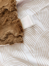 Load image into Gallery viewer, Neutral Rainbow with Pecan Back Lovey