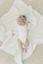 Load image into Gallery viewer, Linen Waffle Blanket - Coconut
