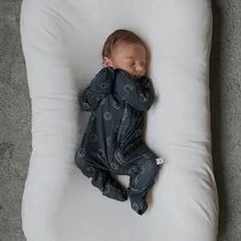 Load image into Gallery viewer, Bamboo Zip Pajamas | Smiley Ribbed