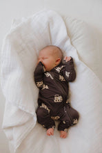 Load image into Gallery viewer, Bamboo Zip Pajamas | Bulldozer