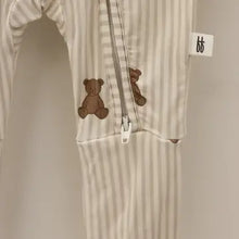 Load image into Gallery viewer, Bamboo Zip Pajamas | Teddy