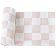 Load image into Gallery viewer, Bamboo Muslin Swaddle - Checker