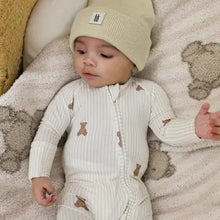 Load image into Gallery viewer, Bamboo Zip Pajamas | Teddy