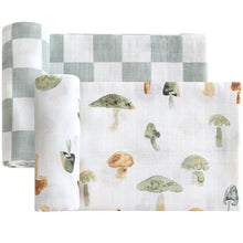 Load image into Gallery viewer, Bamboo Muslin Swaddle - Mushroom