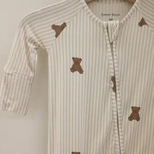 Load image into Gallery viewer, Bamboo Zip Pajamas | Teddy