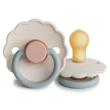 Load image into Gallery viewer, FRIGG Daisy Natural Rubber Pacifier | Colorblock (Cotton Candy)